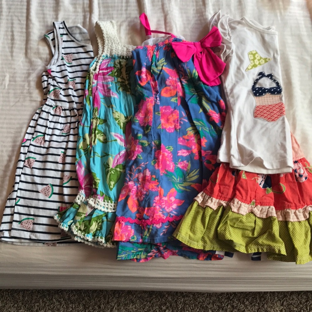 Size 6 girls sun dresses